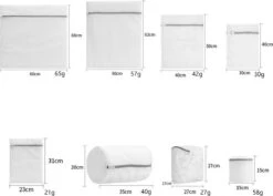 Product Depot Waszakken Voor Wasgoed - Waszak - Waszakje Lingerie - Wastas - Set Van 8 -Wasbenodigdheden Winkel 1200x858 1