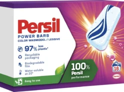 Persil® Persil Power Bars Kleur Wasmiddel - Voordeelverpakking - 9 X 16 Wasbeurten -Wasbenodigdheden Winkel 1200x889 2