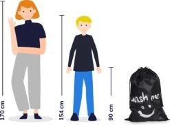 Wonair - Grote Waszak - Laundry Bag - Wash Me - 60x90cm - Zwart - Met Trekkoord 12 Wonair - Grote Waszak - Laundry Bag - Wash Me - 60x90cm - Zwart - Met Trekkoord -Wasbenodigdheden Winkel 1200x891