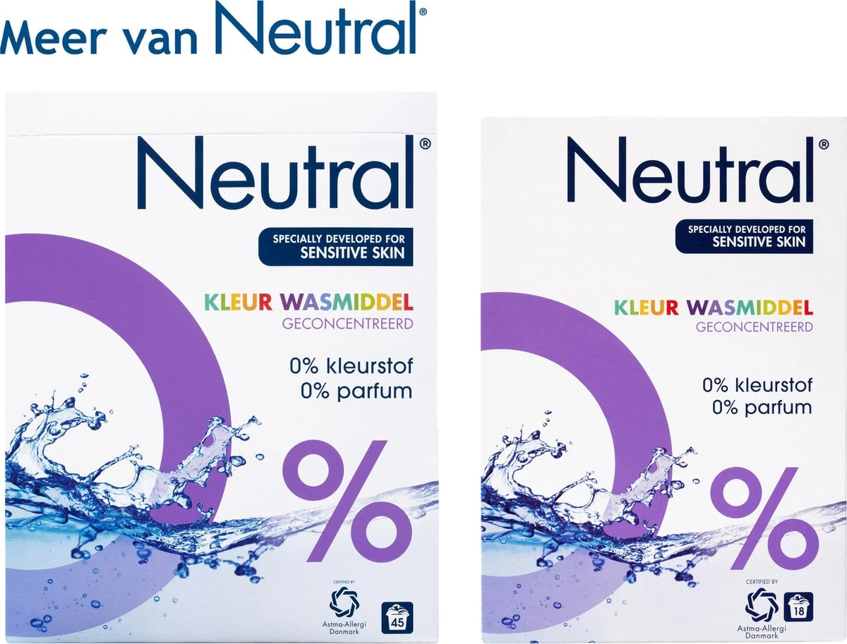 Neutral 0% Kleur Parfumvrij Waspoeder - 18 Wasbeurten - 1,188 Kg - Wasmiddel 11 Neutral 0% Kleur Parfumvrij Waspoeder - 18 Wasbeurten - 1,188 Kg - Wasmiddel - Afbeelding 11