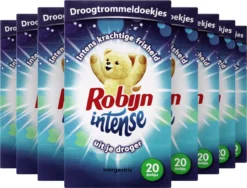 Robijn Intense Morgenfris Droogtrommeldoekjes - 9 X 20 Stuks - Voordeelverpakking -Wasbenodigdheden Winkel 1200x914