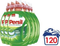 Persil® Persil Active Gel Universal - Vloeibaar Wasmiddel - Voordeelverpakking - 6 X 20 Wasbeurten -Wasbenodigdheden Winkel 1200x923 1