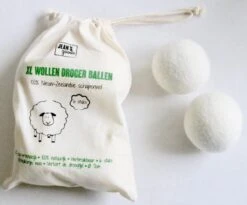 Jean's Goods Drogerballen - Droogballen - Wasdrogerballen - Wasdroger Ballen - Wasbol - Wasbollen - Wasballen - Energiebesparende Producten - Energiebesparend - Duurzaam Cadeau - RWS Wol - Zero Waste - Wasverzachter - Beige - 6 Stuks -Wasbenodigdheden Winkel 1200x997