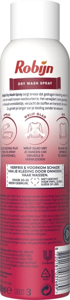 Robijn Pink Sensation Dry Wash Spray - 2 X 200 Ml - Voordeelverpakking 9 Robijn Pink Sensation Dry Wash Spray - 2 X 200 Ml - Voordeelverpakking -Wasbenodigdheden Winkel 282x1200 3