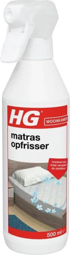 HG Matrasopfrisser - 500ml - Maskeert Niet, Maar Neemt De Bron Weg - Geeft Snel Een Fris Matras -Wasbenodigdheden Winkel 337x1200
