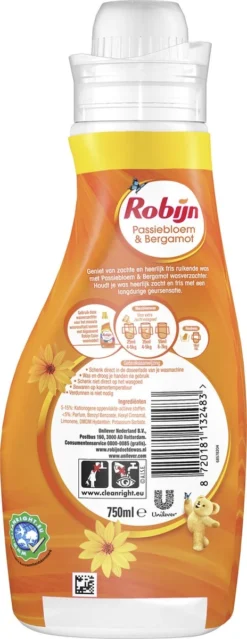 Robijn Classics Passiebloem & Bergamot Wasverzachter - 4 X 30 Wasbeurten - Voordeelverpakking -Wasbenodigdheden Winkel 464x1200 21