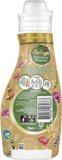 Robijn Collections Bohemian Blossom Wasverzachter - 8 X 30 Wasbeurten - Voordeelverpakking -Wasbenodigdheden Winkel 468x1200 1