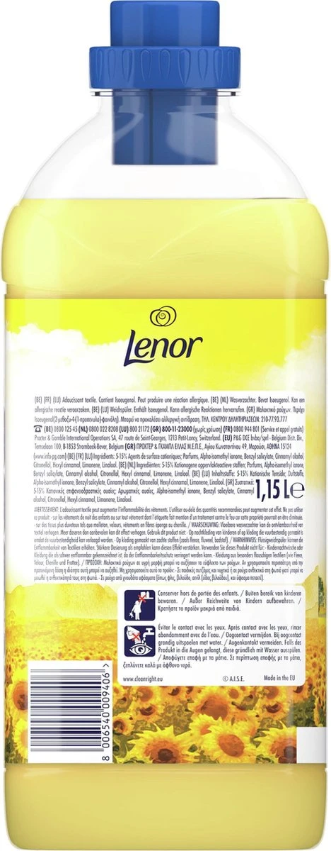 Lenor Zomerbries Wasverzachter - Voordeelverpakking 8 X 50 Wasbeurten 6 Lenor Zomerbries Wasverzachter - Voordeelverpakking 8 X 50 Wasbeurten - Afbeelding 6