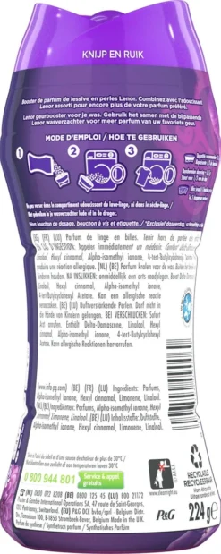 Lenor Amethist En Bloemen - In-Wash Geurbooster - Voordeelverpakking 6 X 16 Wasbeurten 15 Lenor Amethist En Bloemen - In-Wash Geurbooster - Voordeelverpakking 6 X 16 Wasbeurten -Wasbenodigdheden Winkel 479x1200 1