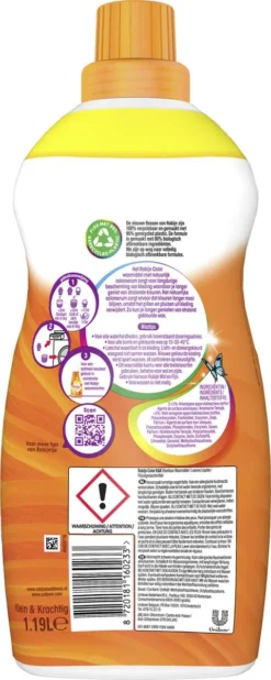 Robijn Klein & Krachtig Classics Color Vloeibaar Wasmiddel - 2 X 34 Wasbeurten - Voordeelverpakking -Wasbenodigdheden Winkel 480x1200 4