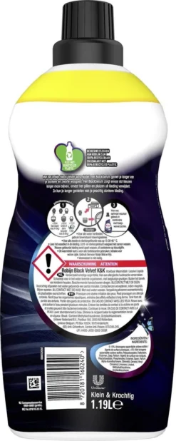 Robijn Klein & Krachtig Classics Black Velvet Vloeibaar Wasmiddel - 2 X 34 Wasbeurten - Voordeelverpakking 9 Robijn Klein & Krachtig Classics Black Velvet Vloeibaar Wasmiddel - 2 X 34 Wasbeurten - Voordeelverpakking -Wasbenodigdheden Winkel 480x1200 5