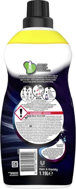 4x Robijn Klein & Krachtig Wasmiddel Black Velvet 1,19 Liter 11 4x Robijn Klein & Krachtig Wasmiddel Black Velvet 1,19 Liter -Wasbenodigdheden Winkel 482x1200 1