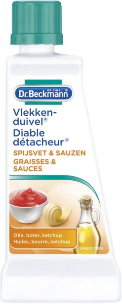 Dr. Beckmann Vlekkenduivel Spijsvet & Sauzen 50 Ml -Wasbenodigdheden Winkel 484x1200