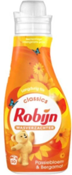 Robijn Classics Passiebloem & Bergamot Wasverzachter - 8 X 30 Wasbeurten - Voordeelverpakking -Wasbenodigdheden Winkel 492x1200 1