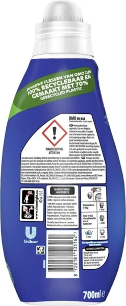 Omo Klein & Krachtig Wit Vloeibaar Wasmiddel - 8 X 20 Wasbeurten - Voordeelverpakking 11 Omo Klein & Krachtig Wit Vloeibaar Wasmiddel - 8 X 20 Wasbeurten - Voordeelverpakking -Wasbenodigdheden Winkel 495x1200 20