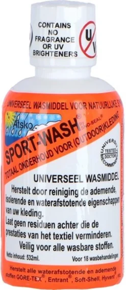Atsko - Wasmiddel - Sport-Wash - Universeel - 500 Ml -Wasbenodigdheden Winkel 520x1200