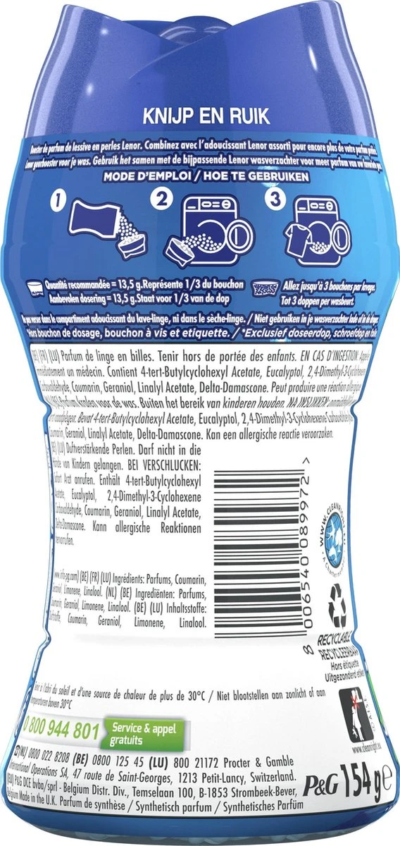 Lenor Geurbooster Zeebries - Geurparels - 6x11 Wasbeurten - Voordeelverpakking 7 Lenor Geurbooster Zeebries - Geurparels - 6x11 Wasbeurten - Voordeelverpakking - Afbeelding 7