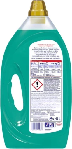 Frisse Reus Lotus Amandel Gel Vloeibaar Wasmiddel - Witte Was - Voordeelverpakking - 100 Wasbeurten -Wasbenodigdheden Winkel 587x1200