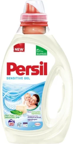 Persil® Persil Sensitive Gel - Vloeibaar Wasmiddel - Baby En Gevoelige Huid - Voordeelverpakking - 6 X 20 Wasbeurten 28 Persil® Persil Sensitive Gel - Vloeibaar Wasmiddel - Baby En Gevoelige Huid - Voordeelverpakking - 6 X 20 Wasbeurten -Wasbenodigdheden Winkel 614x1200