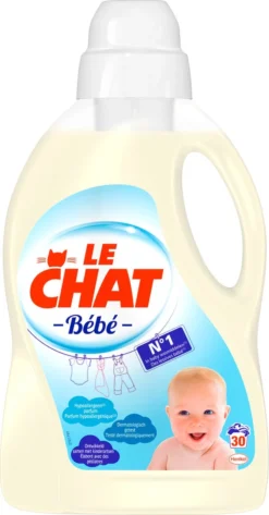 Le Chat Baby Gel - Vloeibaar Wasmiddel - 30 Wasbeurten -Wasbenodigdheden Winkel 626x1200