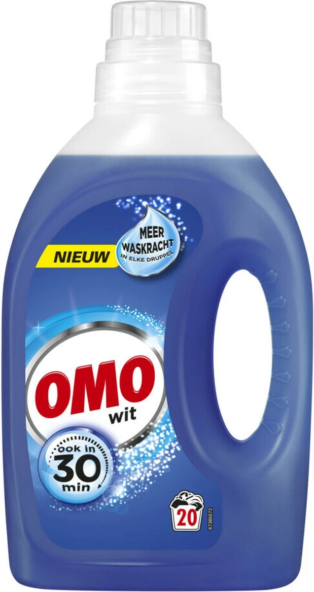 Omo Wit Vloeibaar Wasmiddel - 6 X 20 Wasbeurten - Voordeelverpakking 1 Omo Wit Vloeibaar Wasmiddel - 6 X 20 Wasbeurten - Voordeelverpakking