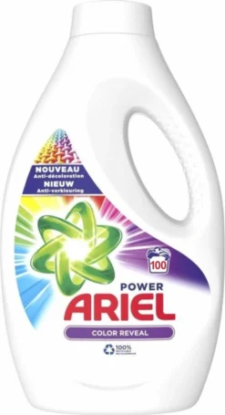 Ariel Vloeibaar Wasmiddel Kleur Color - 5x20 Wasbeurten - Voordeelverpakking