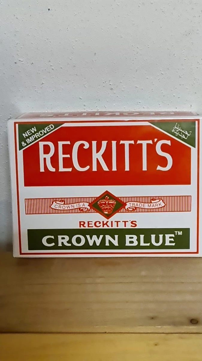 Reckitt's Crown Blue - Blauwsel - 4 X Tablet Van 14 Gr 1 Reckitt's Crown Blue - Blauwsel - 4 X Tablet Van 14 Gr