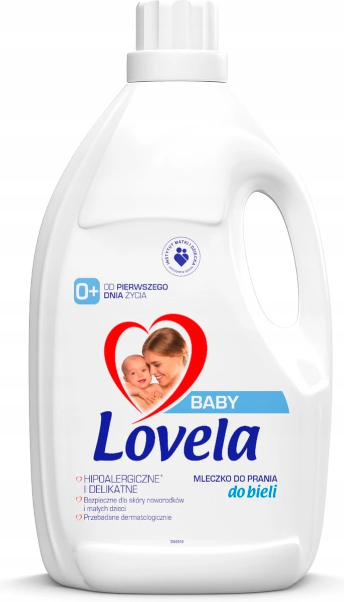 Lovela - Wasmiddel - Hypoallergene Melk - Voor Het Wassen Van Baby & Witte Kleding - 4,5l 1 Lovela - Wasmiddel - Hypoallergene Melk - Voor Het Wassen Van Baby & Witte Kleding - 4,5l