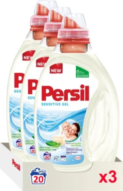 Persil® Persil Gel Sensitive - Vloeibaar Wasmiddel - Gevoelige Huid En Baby - Voordeelverpakking - 3 X 20 Wasbeurten -Wasbenodigdheden Winkel 775x1200 3