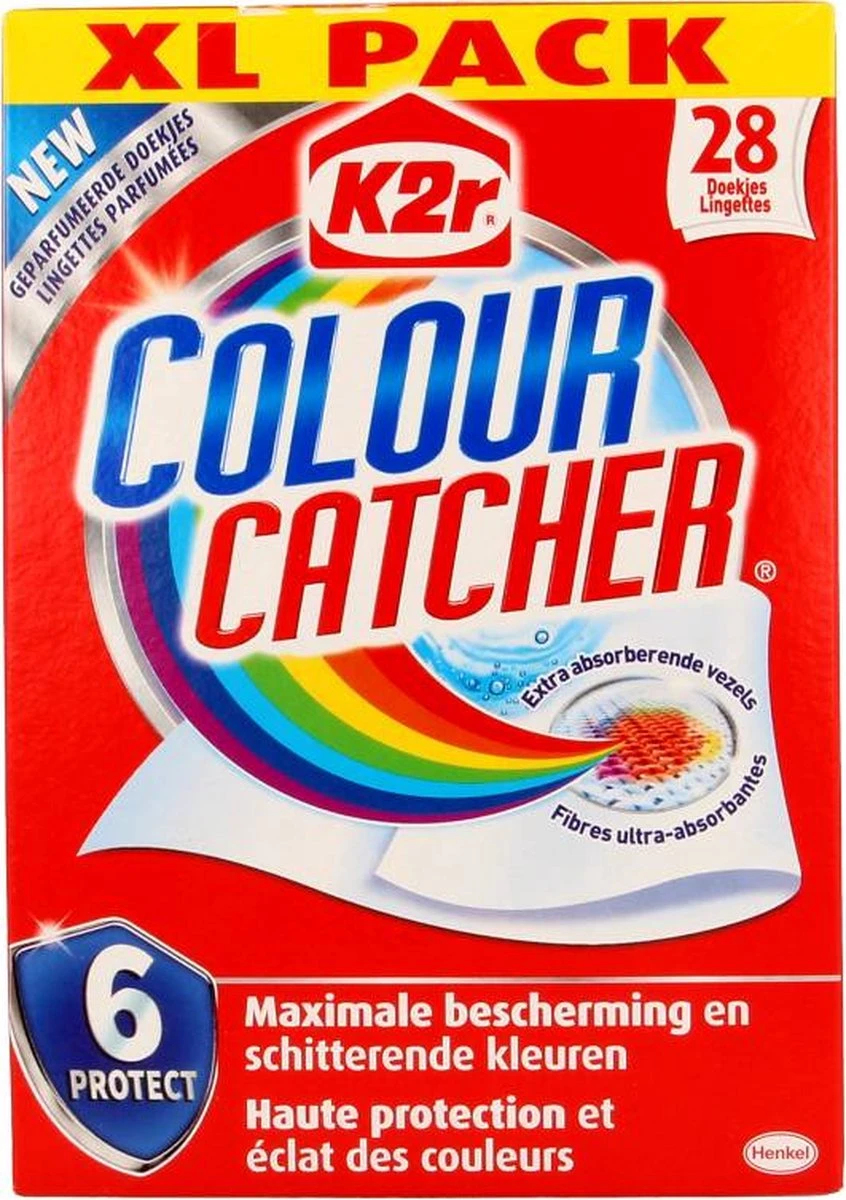 K2r Colour Catcher - Anti Kleurdoorloopdoekjes - Kleurbeschermer - 28 Stuks 7 K2r Colour Catcher - Anti Kleurdoorloopdoekjes - Kleurbeschermer - 28 Stuks - Afbeelding 7