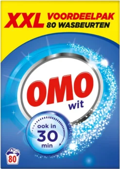Omo Wit XXL Waspoeder 80 Wasbeurten