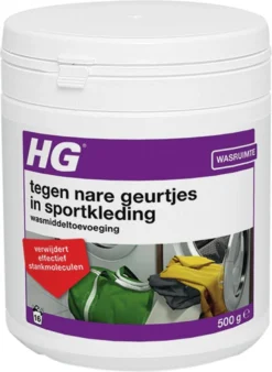 HG Tegen Nare Geurtjes In Sportkleding Wasmiddeltoevoeging - 500gr - Ook Bruikbaar Voor Handdoeken En Andere Kleding - Elimineert 100% Stankmoleculen - Biologisch Afbreekbaar 5 HG Tegen Nare Geurtjes In Sportkleding Wasmiddeltoevoeging - 500gr - Ook Bruikbaar Voor Handdoeken En Andere Kleding - Elimineert 100% Stankmoleculen - Biologisch Afbreekbaar -Wasbenodigdheden Winkel 877x1200 2