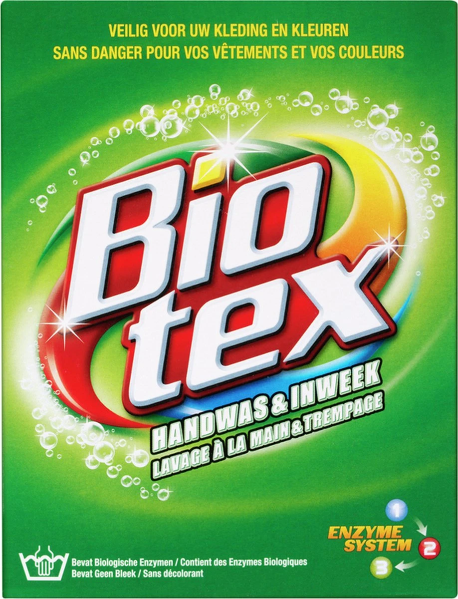 Biotex Waspoeder Handwas & Inweek - 750 Gram 3 Biotex Waspoeder Handwas & Inweek - 750 Gram - Afbeelding 3