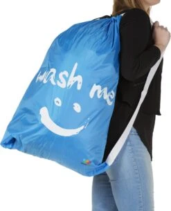 Wonair - Grote Waszak - 60x90cm - Hemelsblauw - Met Trekkoord En Draagband 17 Wonair - Grote Waszak - 60x90cm - Hemelsblauw - Met Trekkoord En Draagband -Wasbenodigdheden Winkel 972x1200