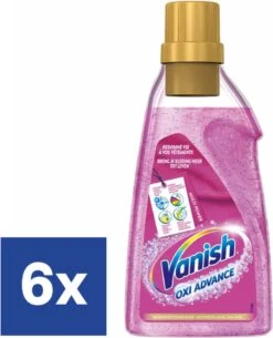 Vanish Oxi Advance Multicolor Power Gel - Voor Gekleurde En Witte Was - 750 ML X6